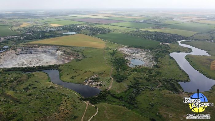 запорожье карьеры водопады